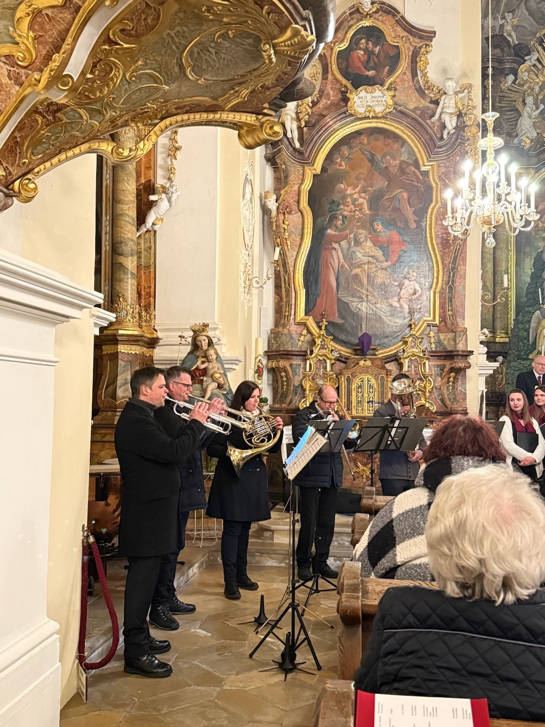 Kesseltaler Turmbläser unter der Gesamtleitung von Mario Hurler